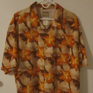 Men's Quicksilver International Supply Button Down Hawaiian Shirt Size XL